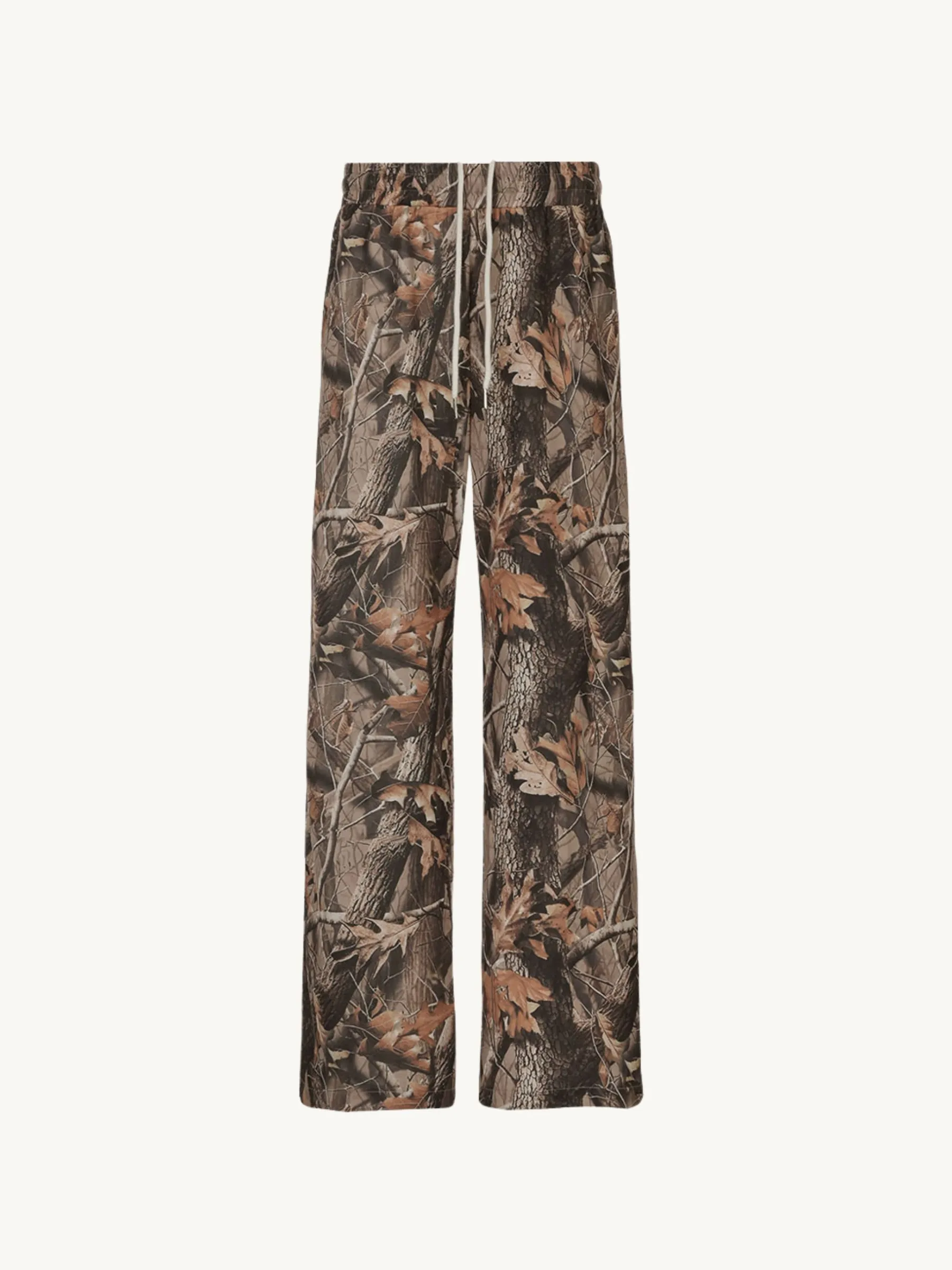 Baker Camo Print Wide-Leg Pants