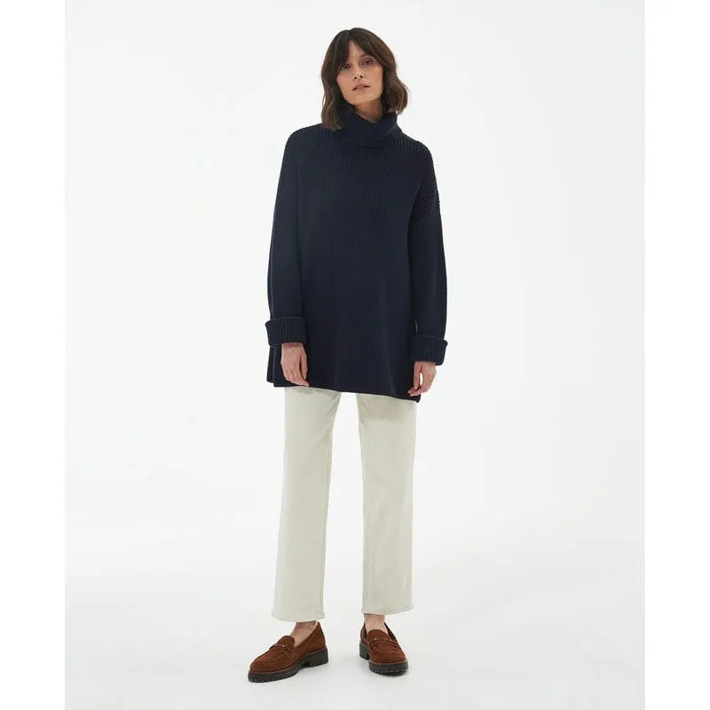 Barbour Stitch Ladies Cape - Navy