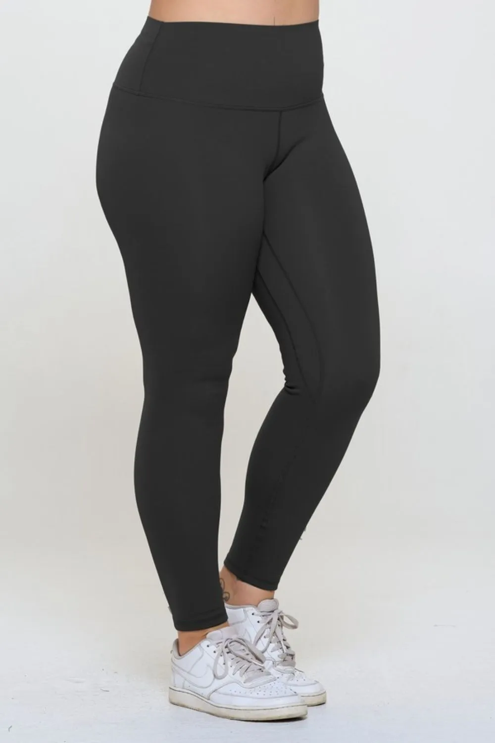 Black Fleece Lined High Waisted Leggings