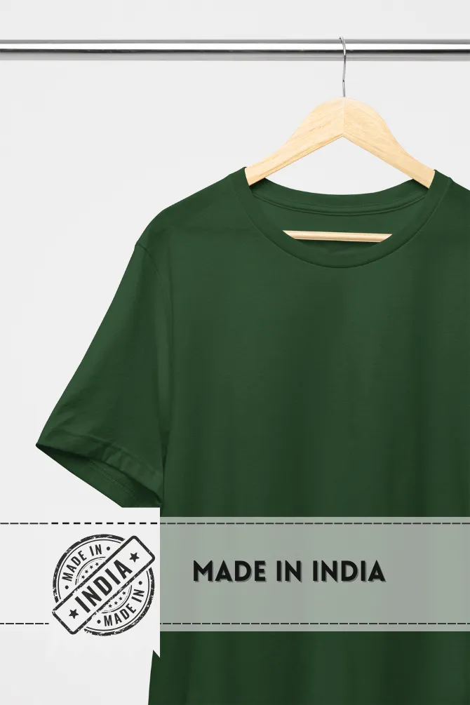 Bottle Green Oversized T-shirt for women