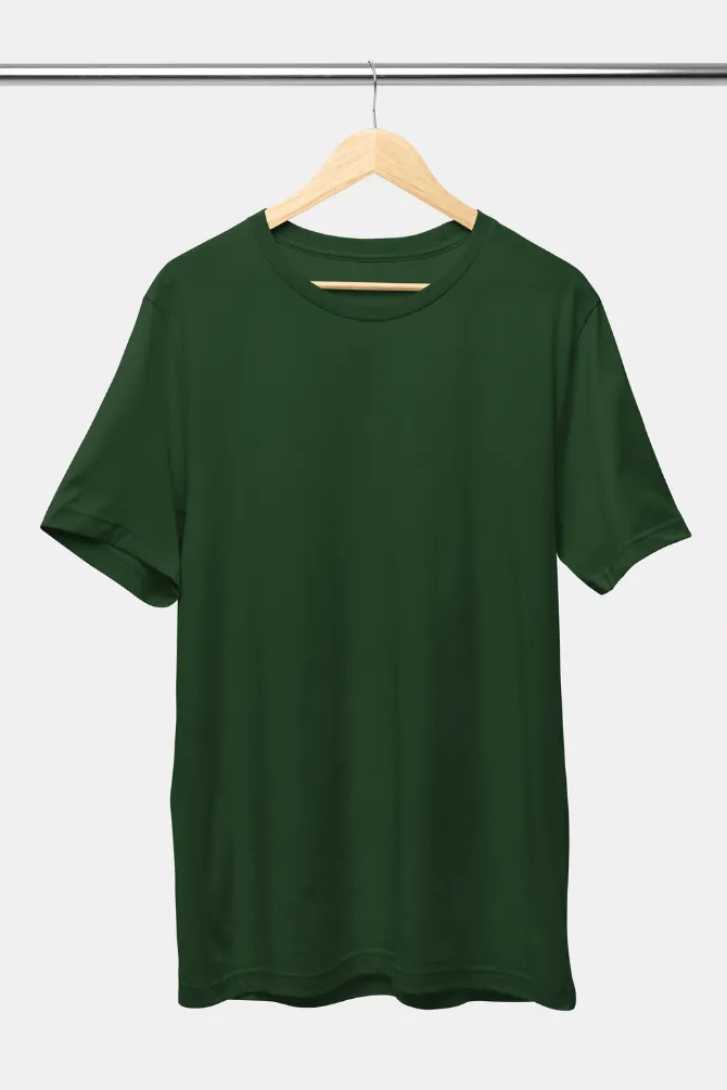 Bottle Green Oversized T-shirt for women