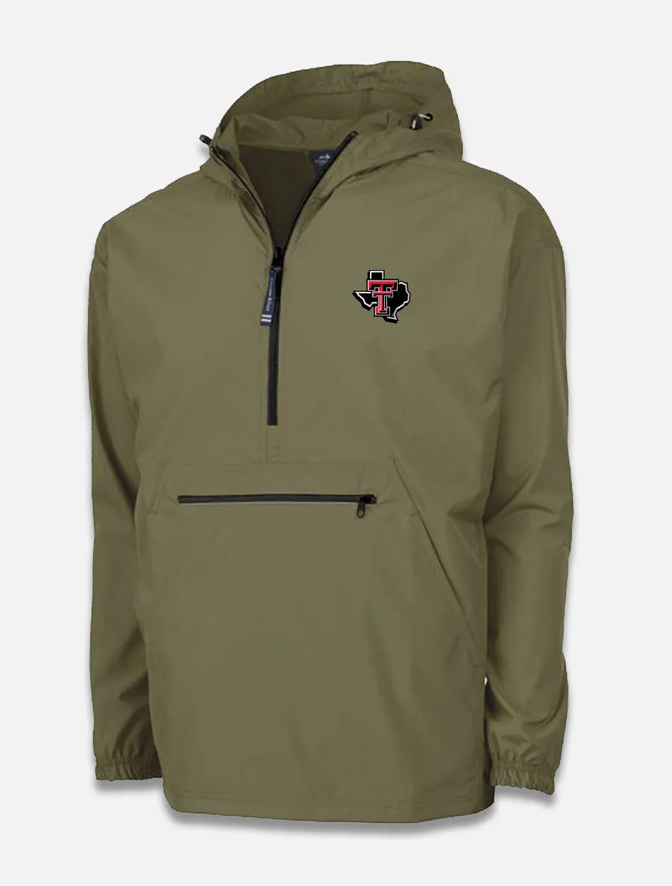 Charles River Texas Tech "Pack N Go" Half Zip Pullover