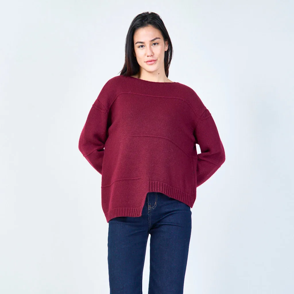 Classic knit sweater wholesale