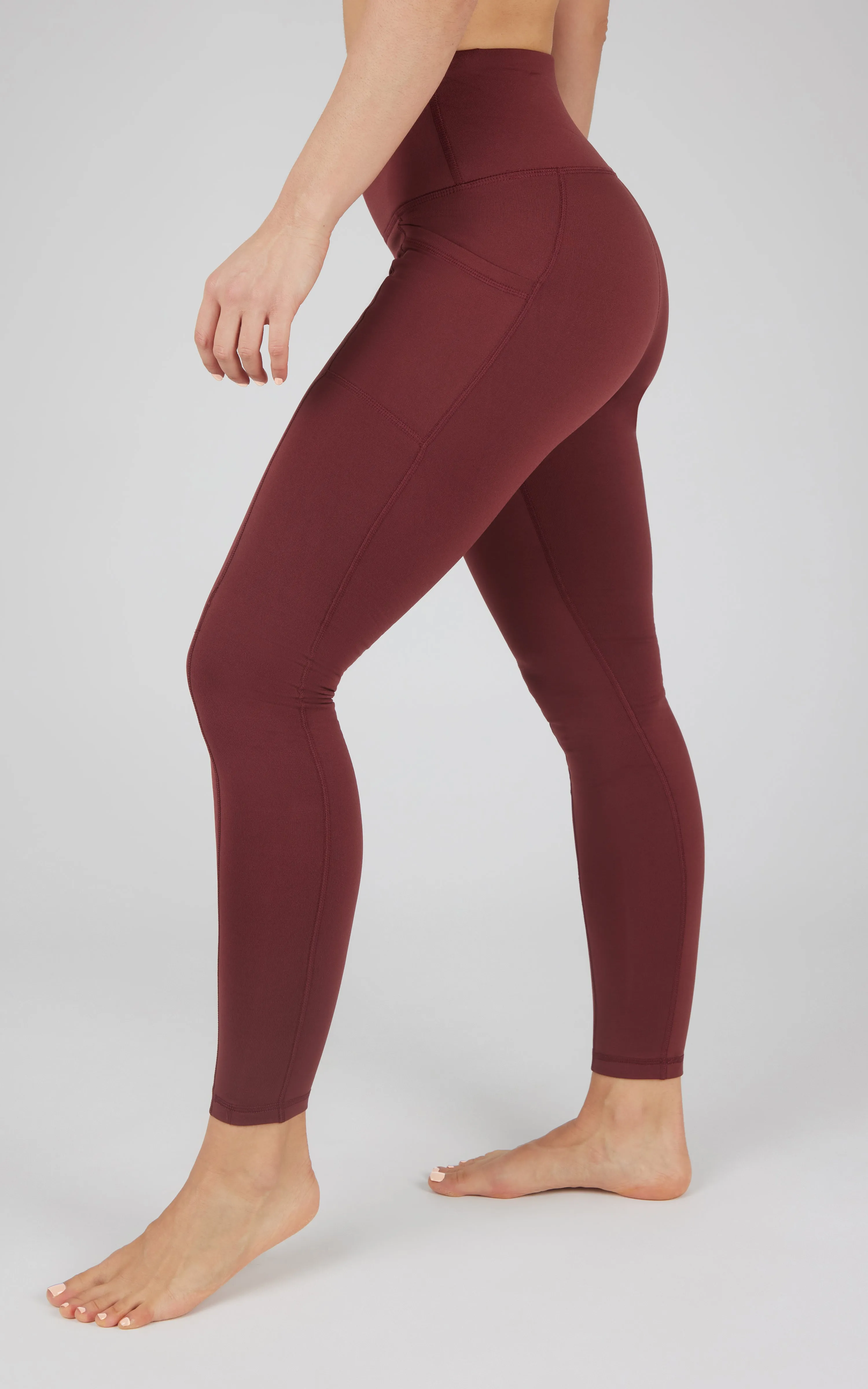 Cold Gear High Waist Fleece Lined Legging with Side Pockets