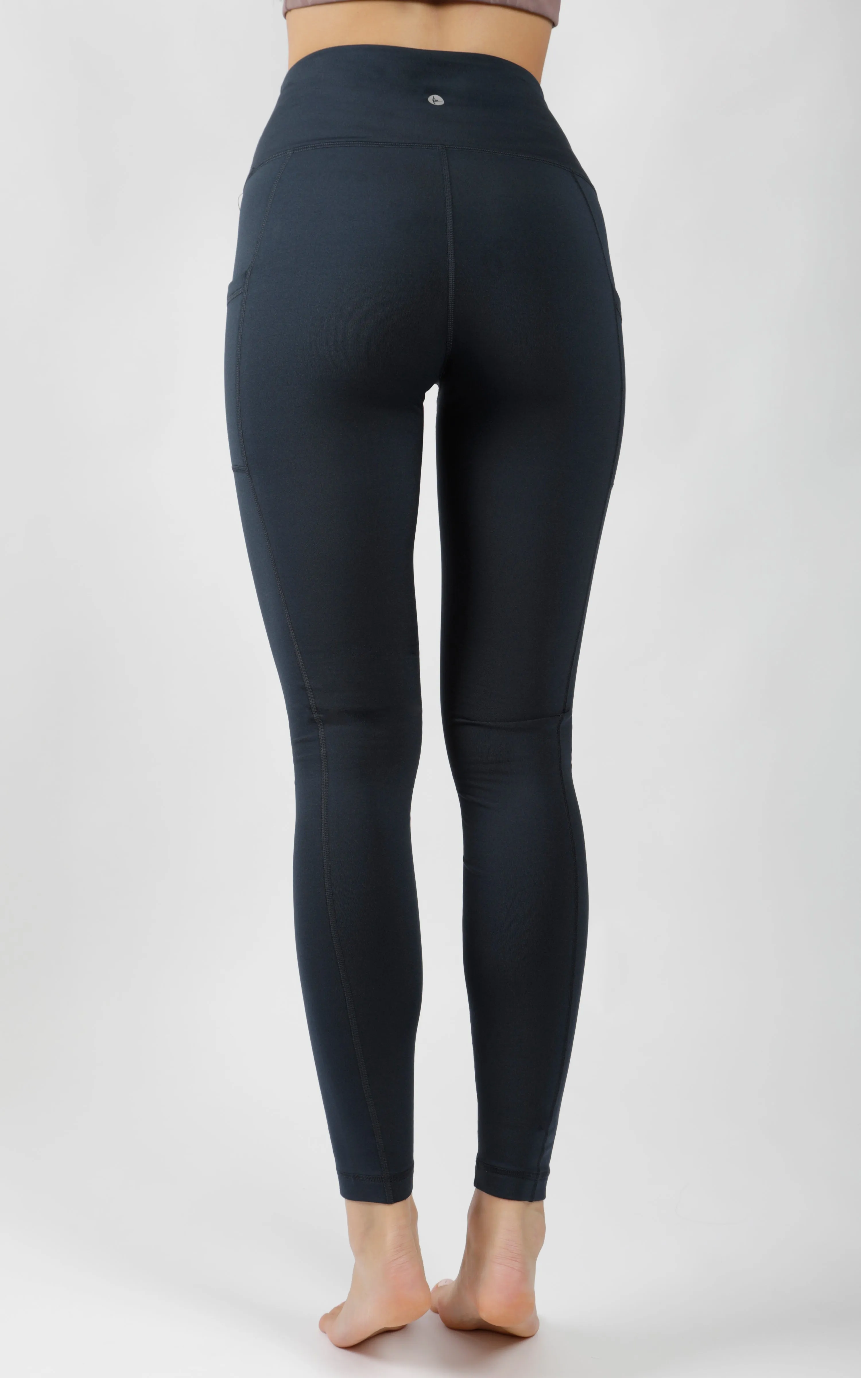 Cold Gear High Waist Fleece Lined Legging with Side Pockets