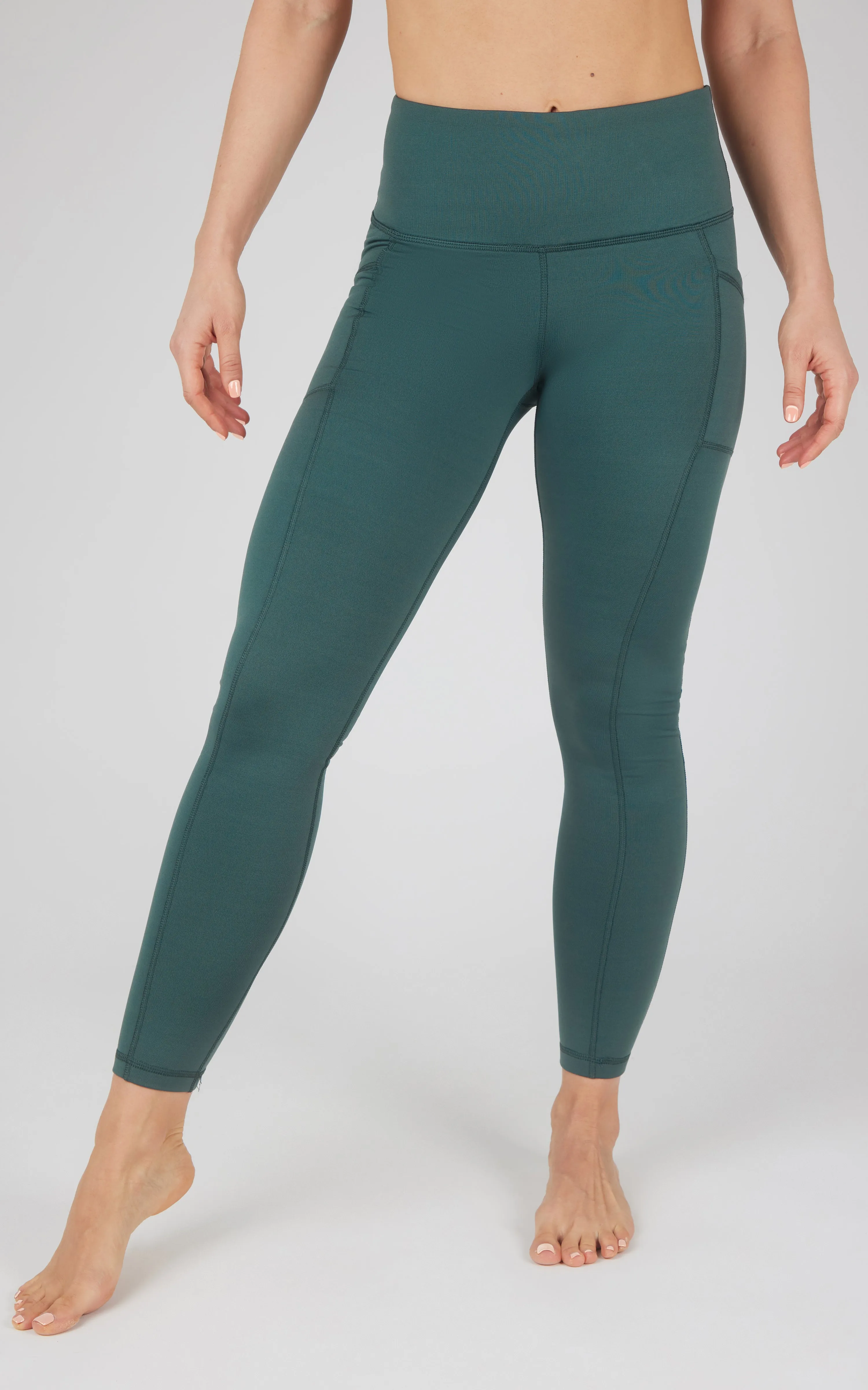 Cold Gear High Waist Fleece Lined Legging with Side Pockets