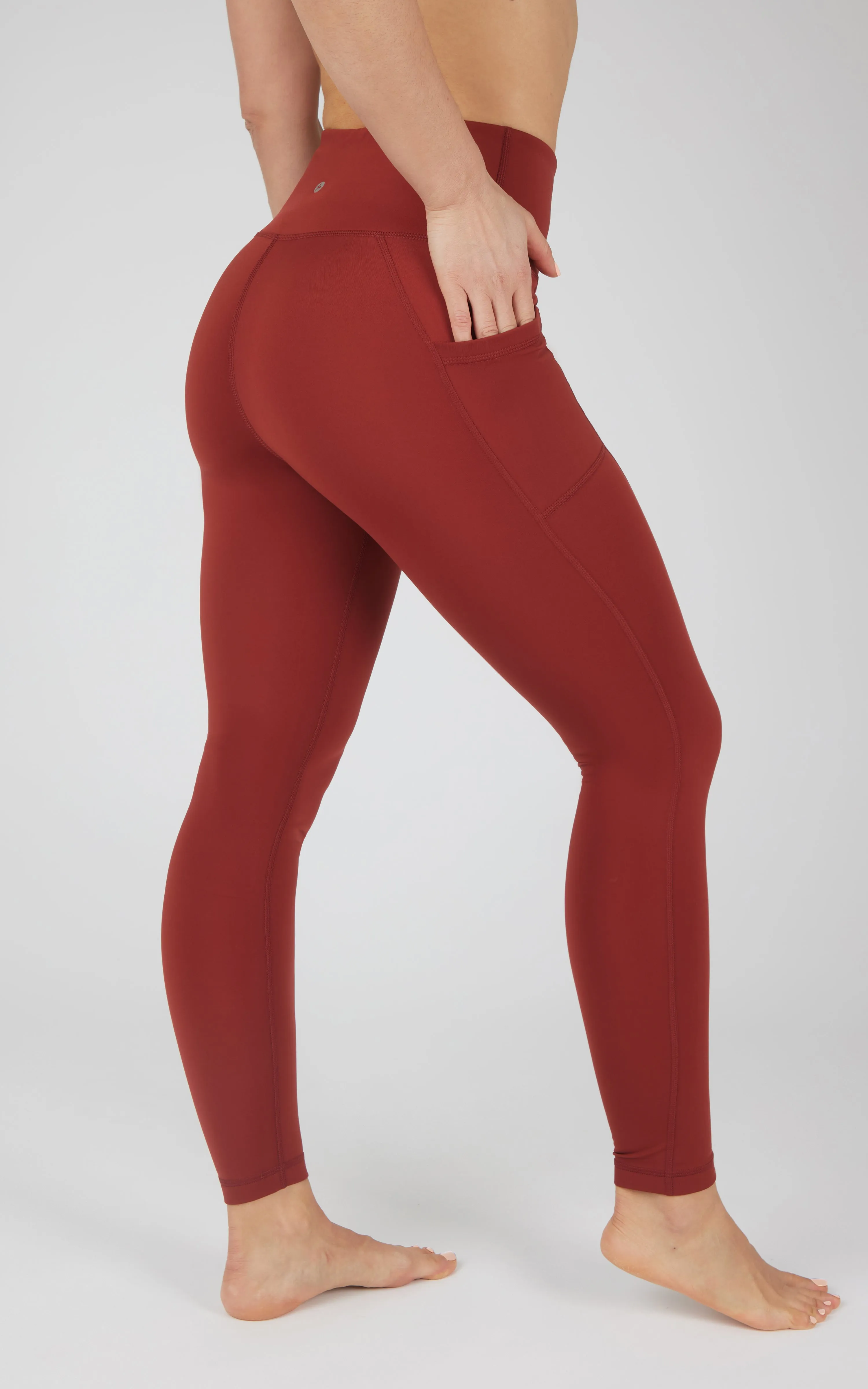 Cold Gear High Waist Fleece Lined Legging with Side Pockets