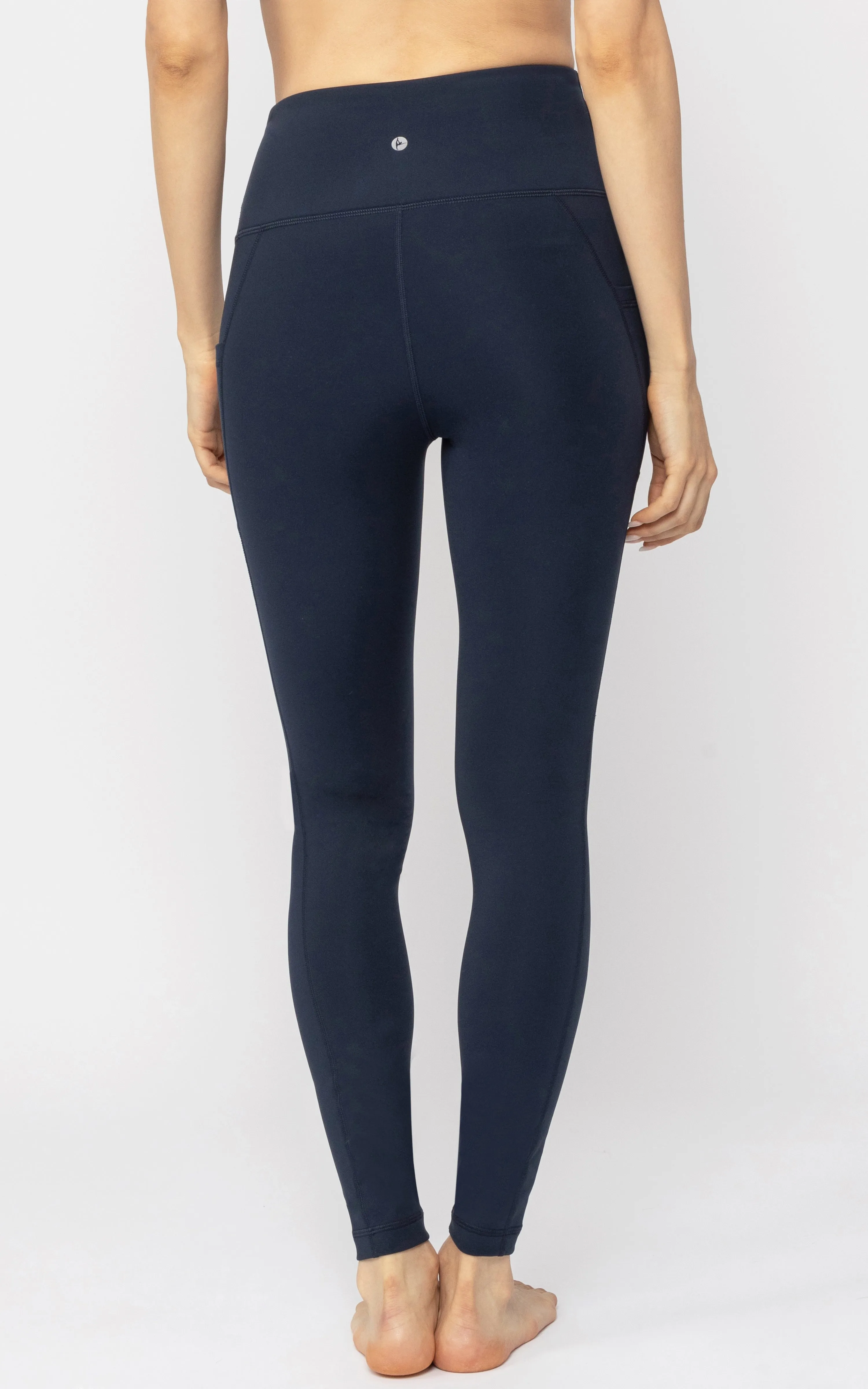 Cold Gear High Waist Fleece Lined Legging with Side Pockets