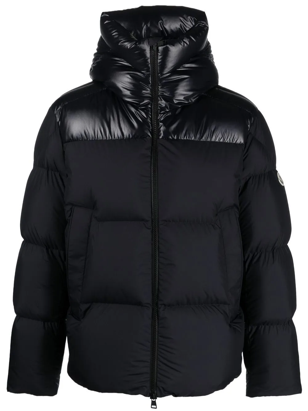 Damavand shine-panelled padded jacket