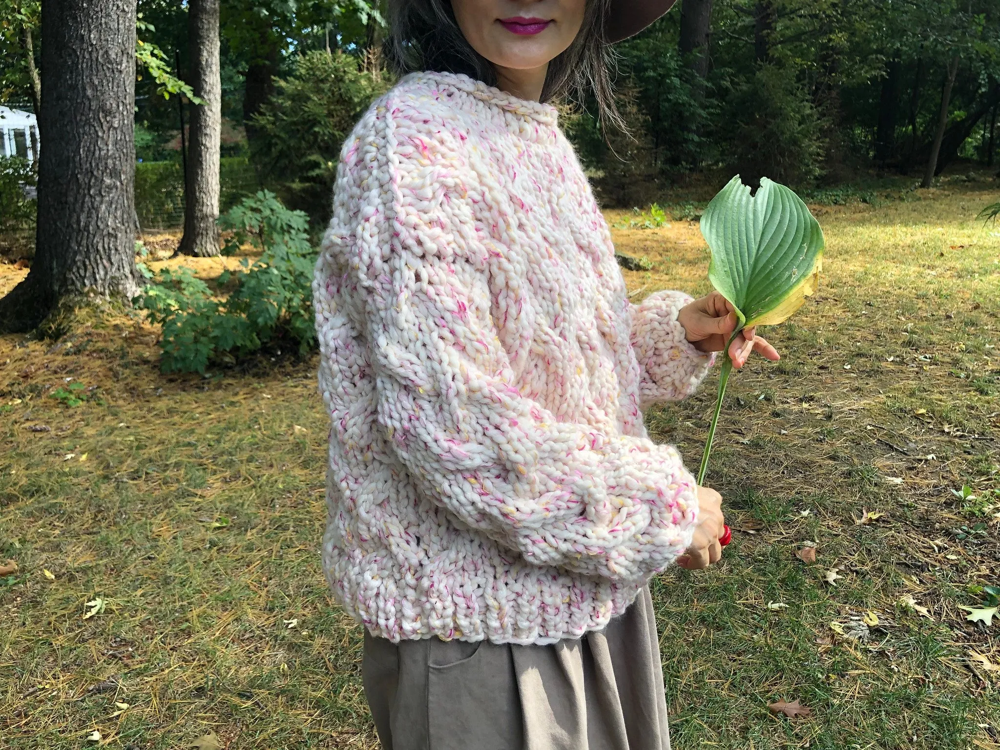 DIY Kit - Pretty In Cables Sweater - Merino No. 5