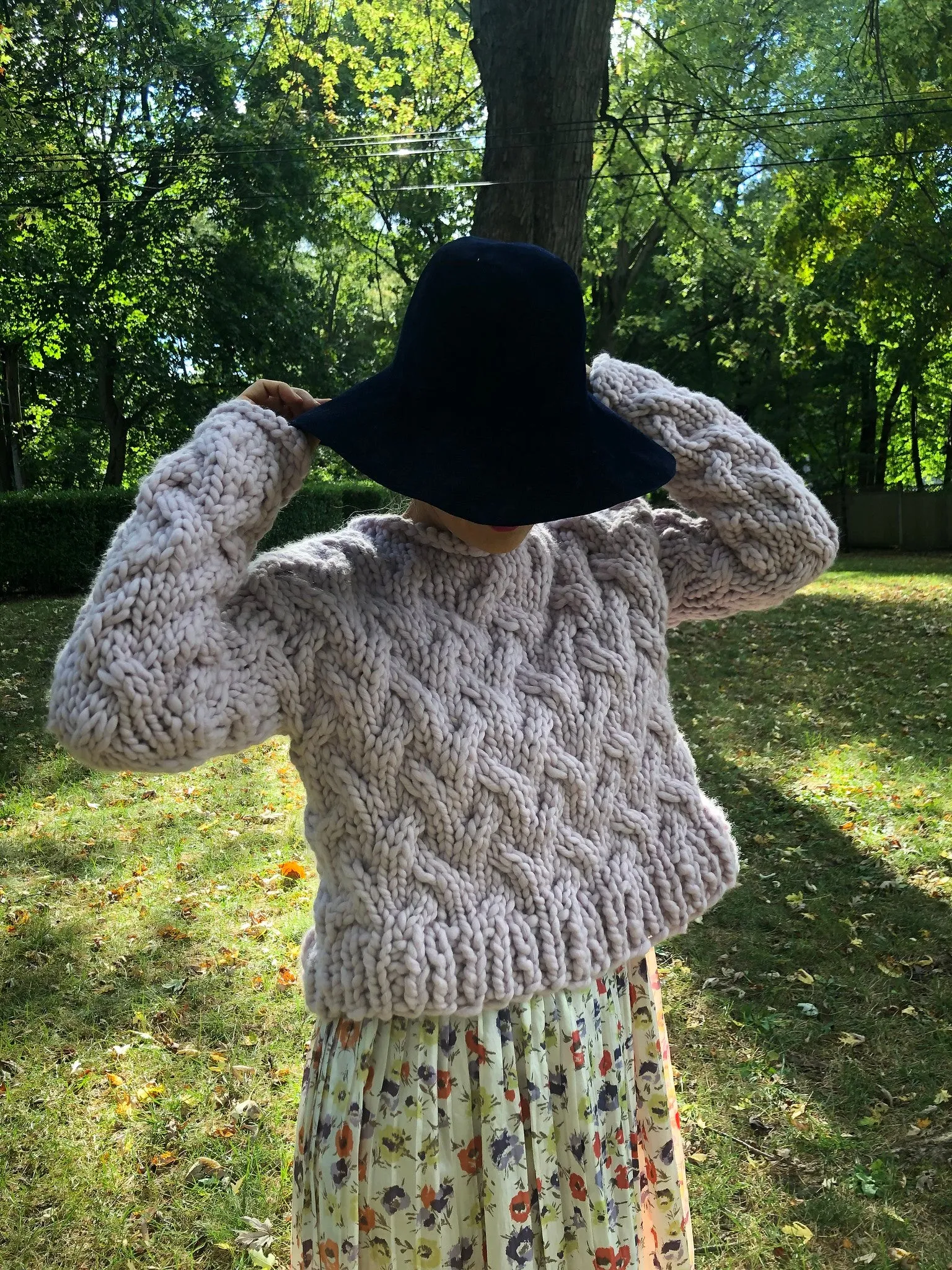 DIY Kit - Pretty In Cables Sweater - Merino No. 5