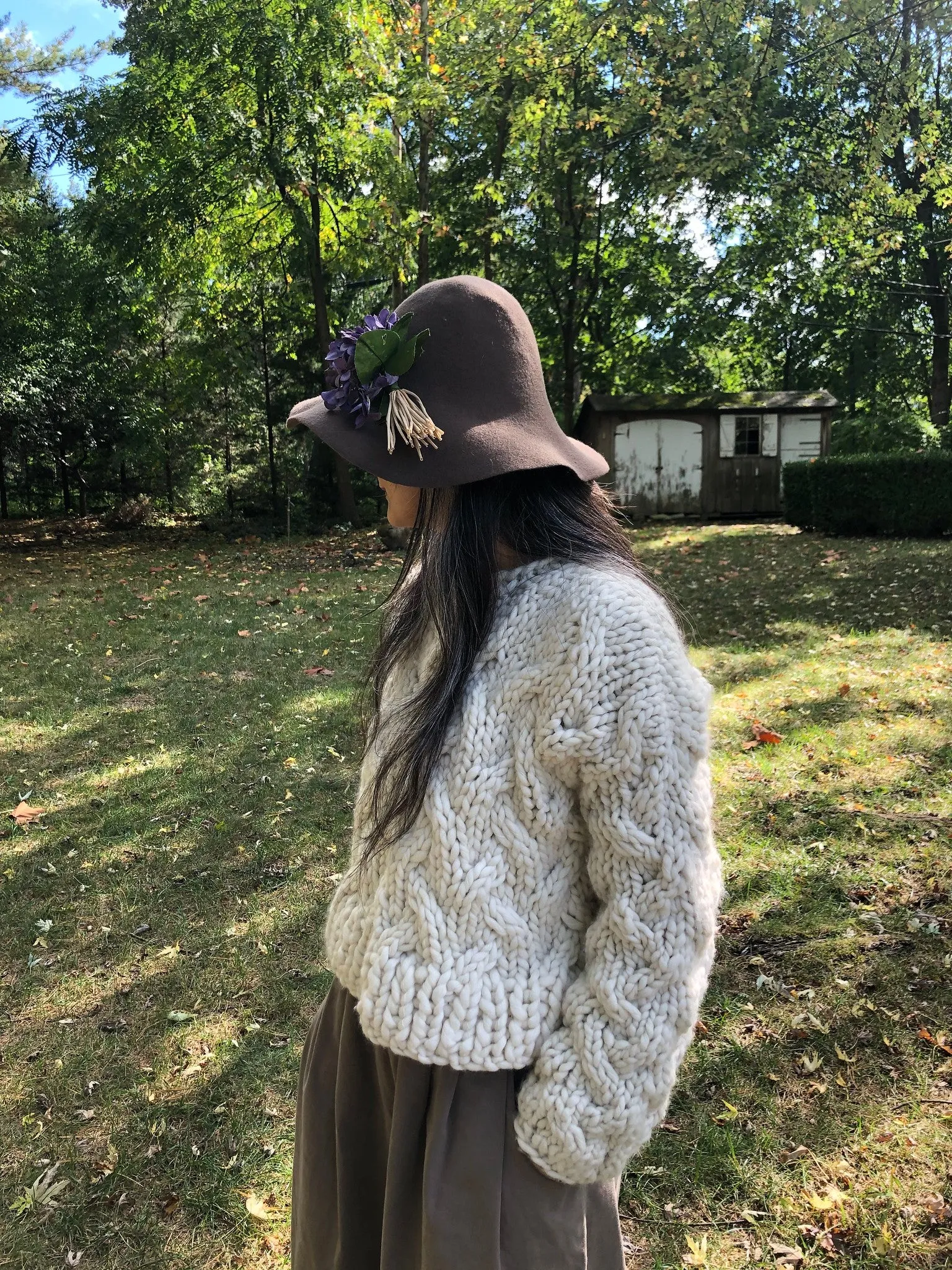 DIY Kit - Pretty In Cables Sweater - Merino No. 5