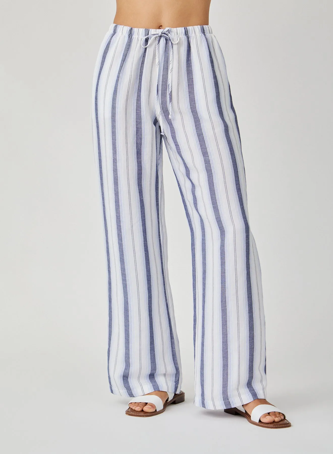 Easy Wide Leg - Coastal Ombre Stripe