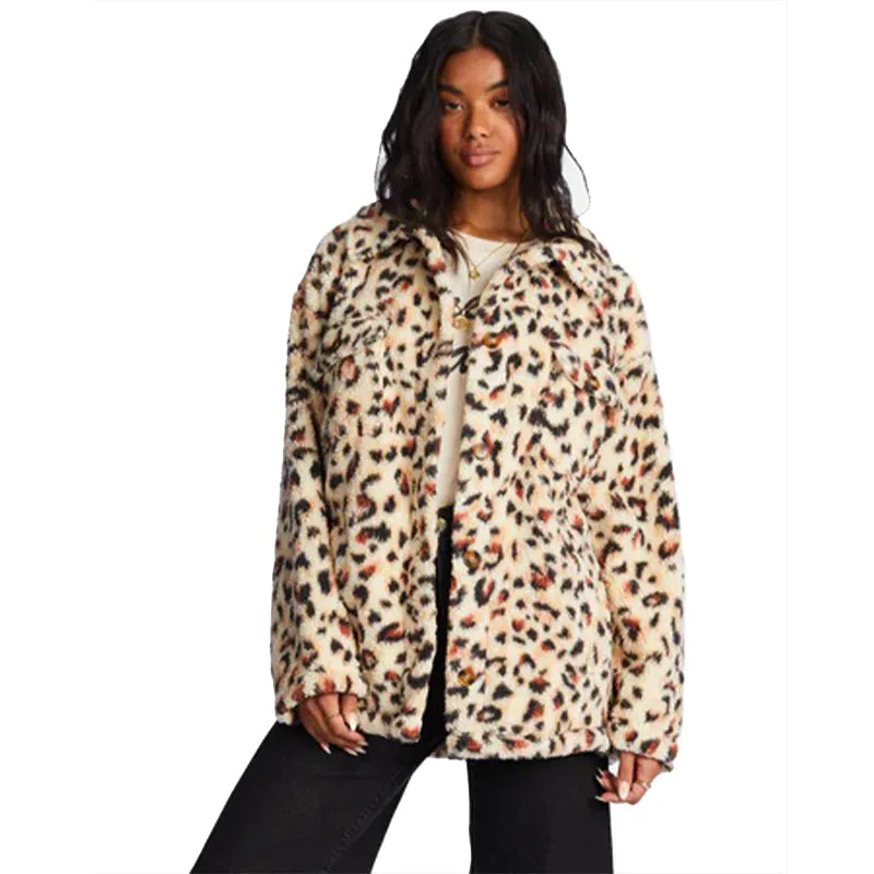 Fairbanks Button-Up Teddy Bear Jacket