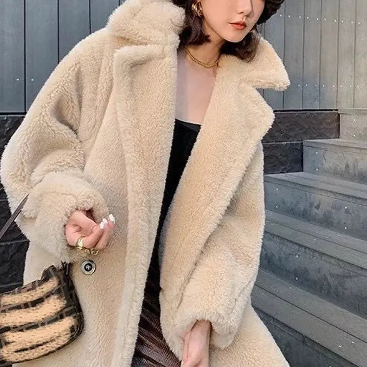 Faux Fur Teddybear Lambswool Coats