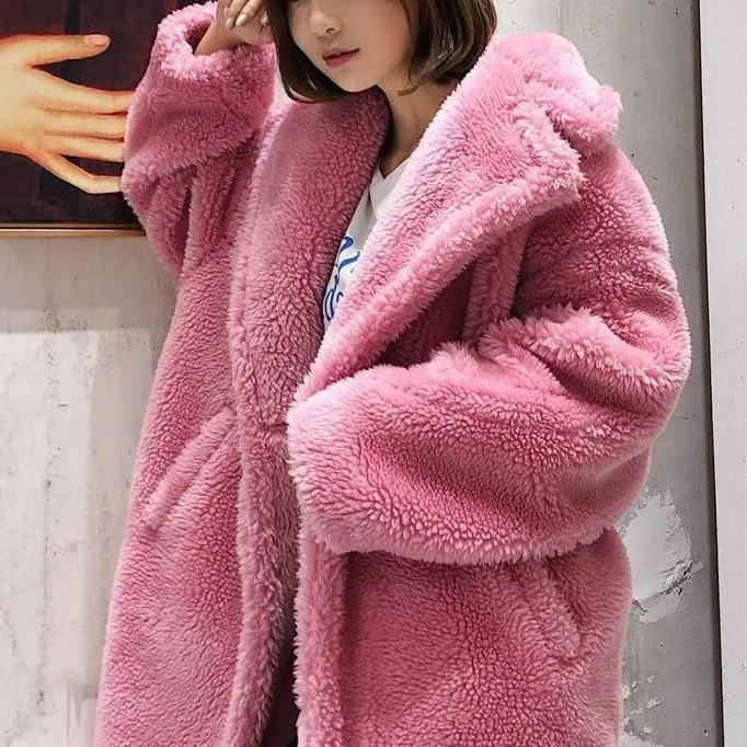 Faux Fur Teddybear Lambswool Coats