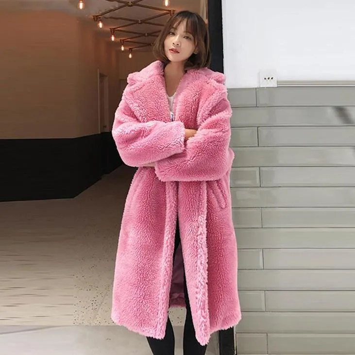 Faux Fur Teddybear Lambswool Coats