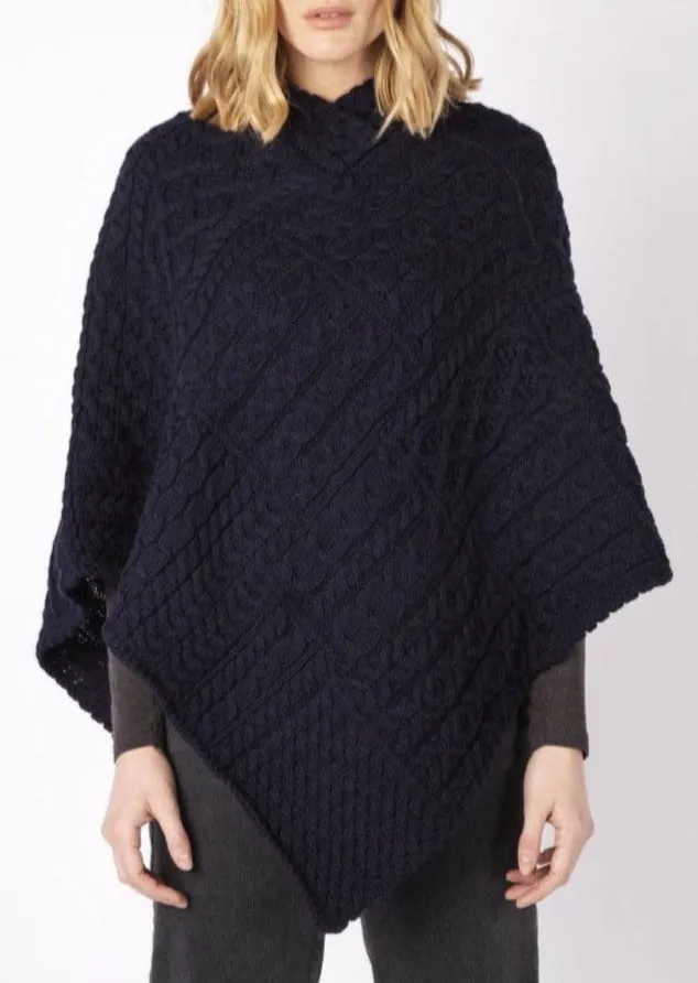 IrelandsEye Poncho | Navy