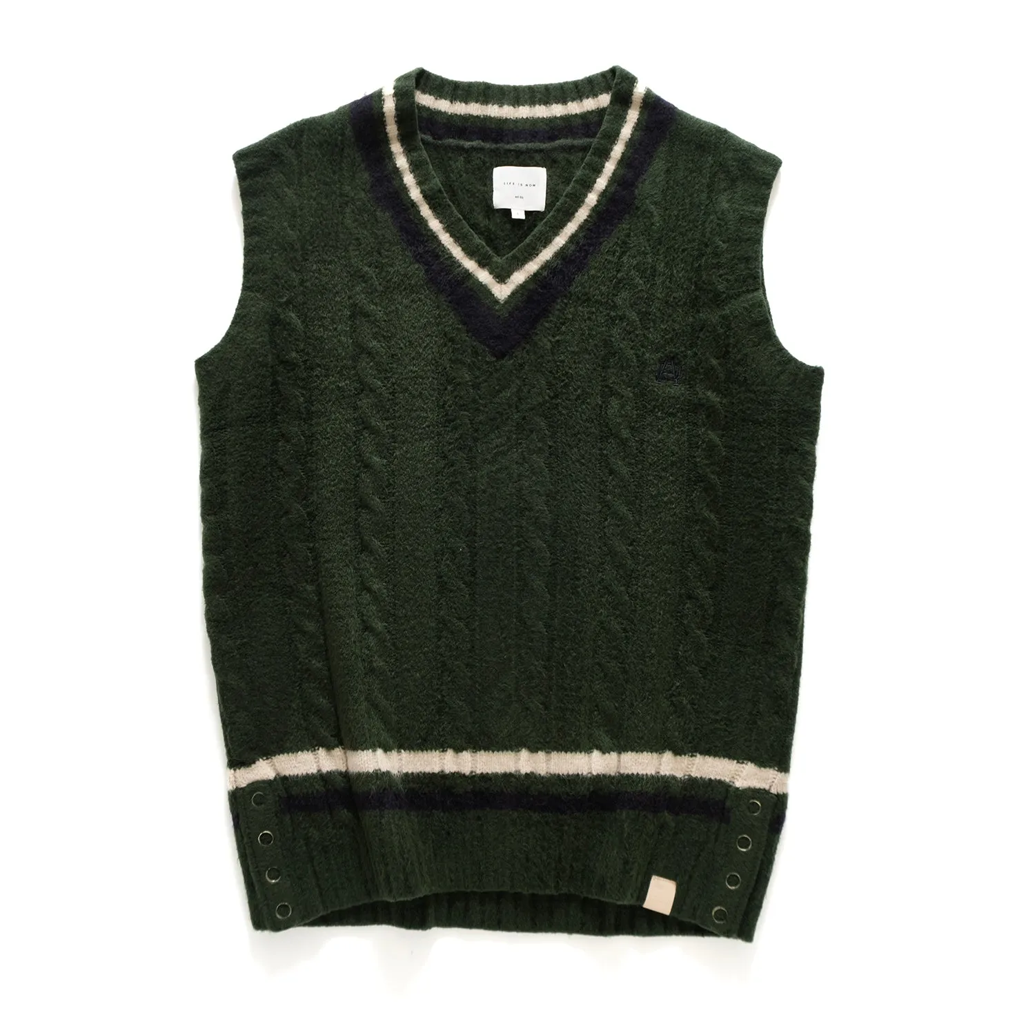 (KN060) Knitted V Neck Vest