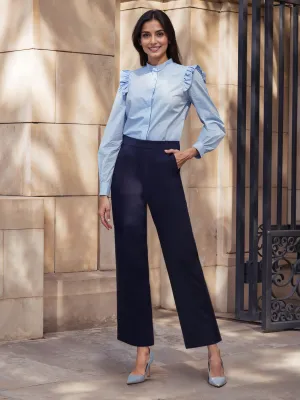 LivIn Wide Leg Pants - Navy