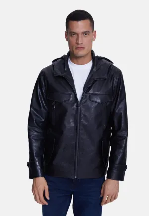 Men's Leather Jacket, Black