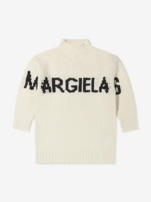 MM6 Maison Margiela Girls Wool Knitted Jumper Dress