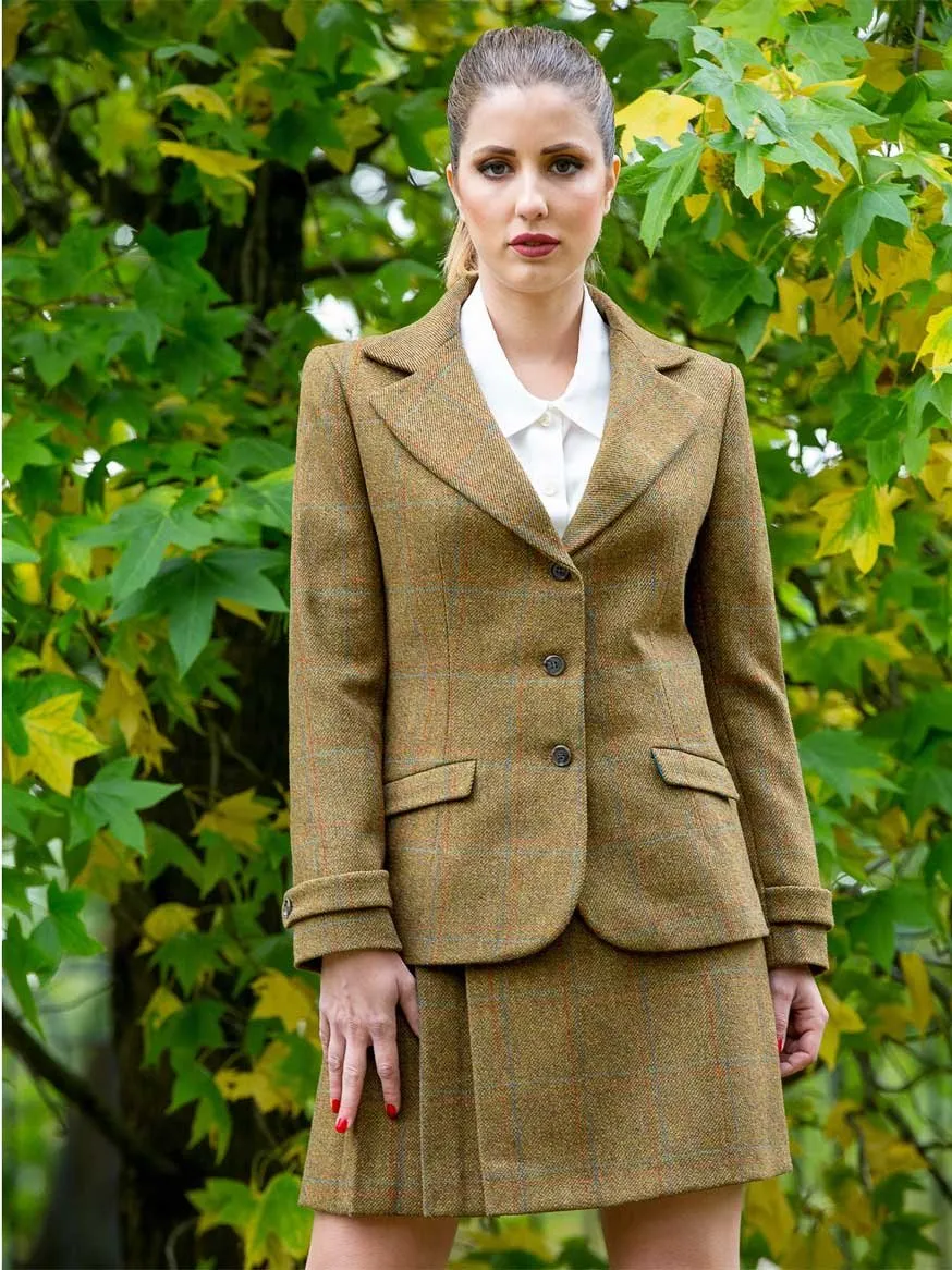 Natural Tweed Wool Green Jacket