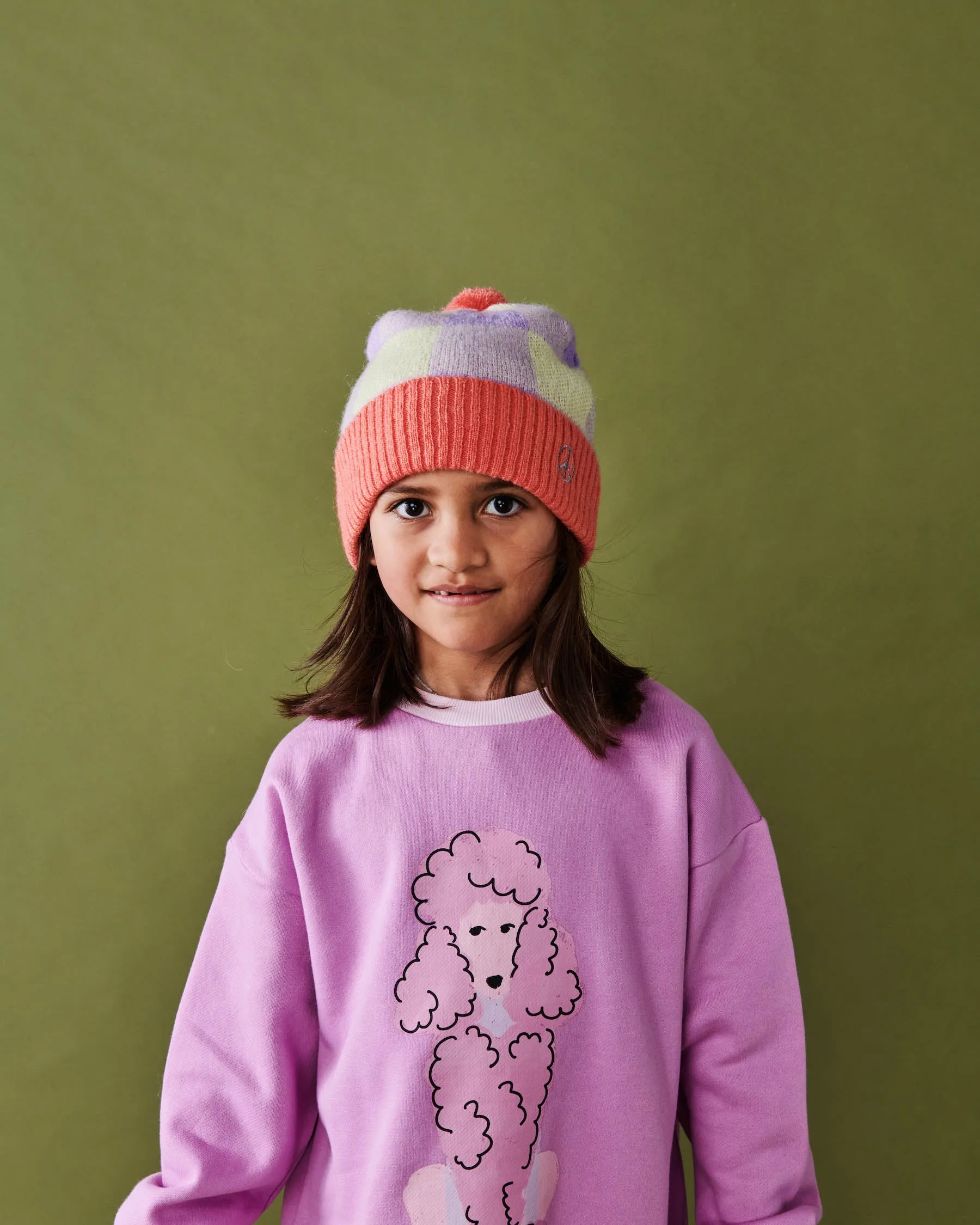 Pink Poodle Organic Cotton Sweater