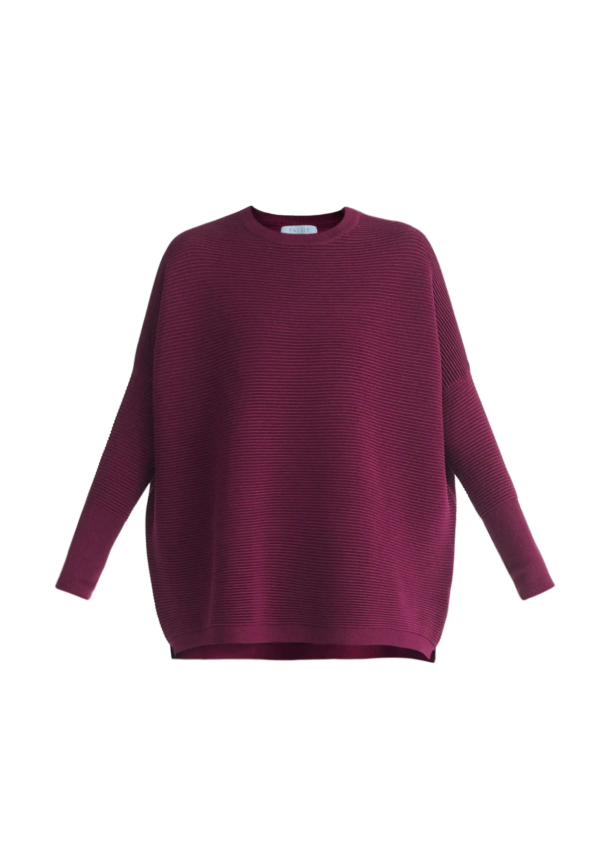 Purple Paisie Ribbed Jumper