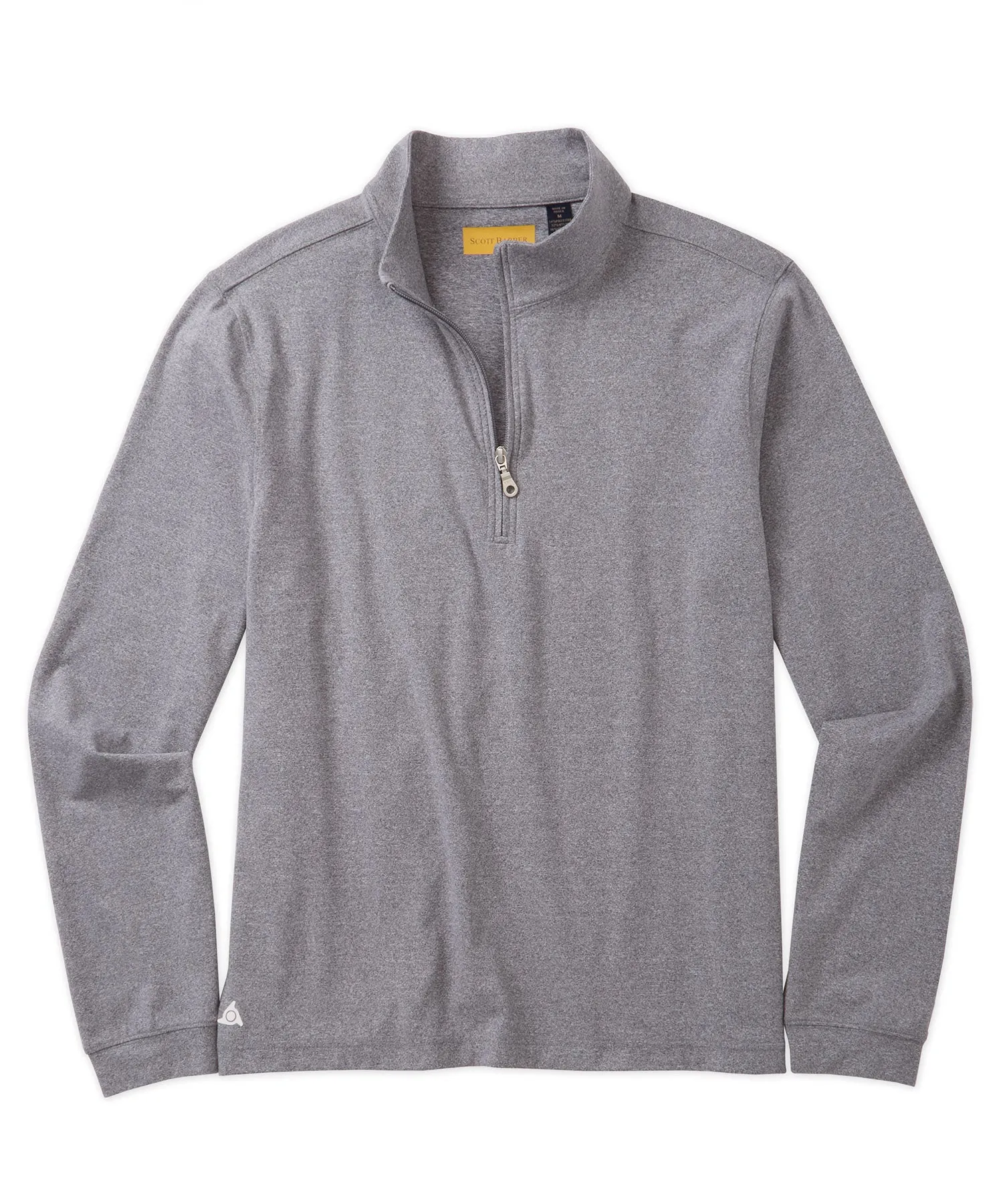 Tech Jersey Quarter-Zip Mock Neck Pullover