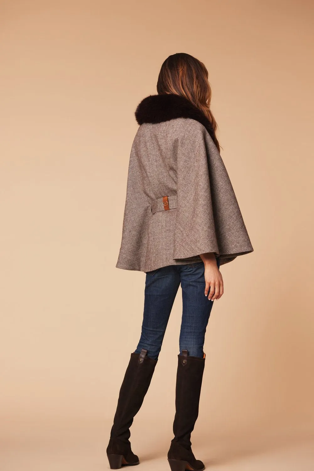 The Marlow Tweed Cape