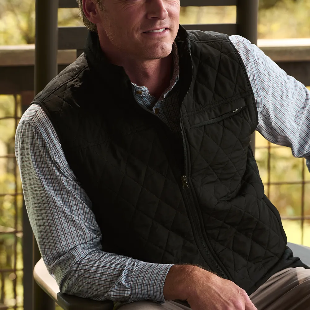 TSG Highland Quilted Vest (Black)