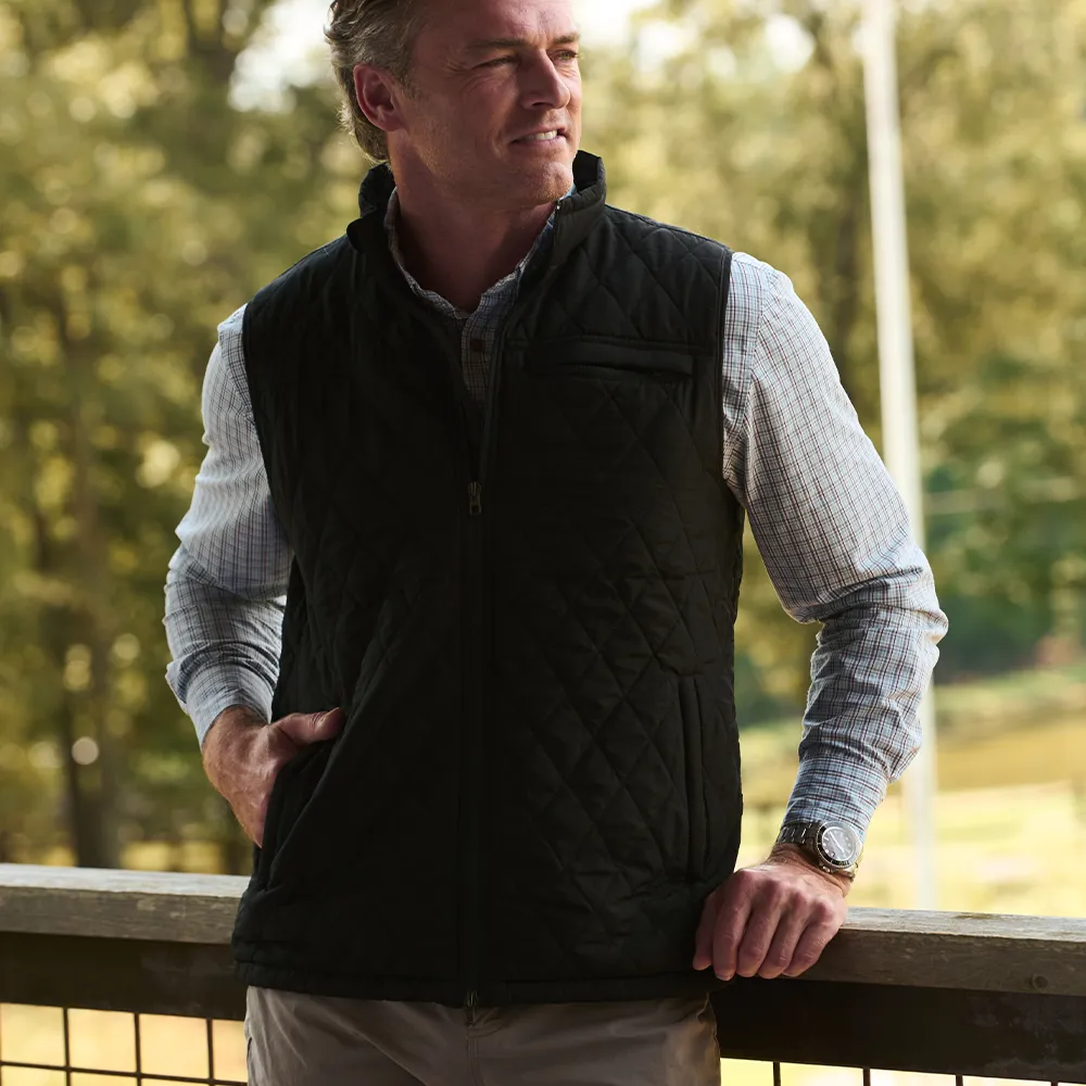 TSG Highland Quilted Vest (Black)