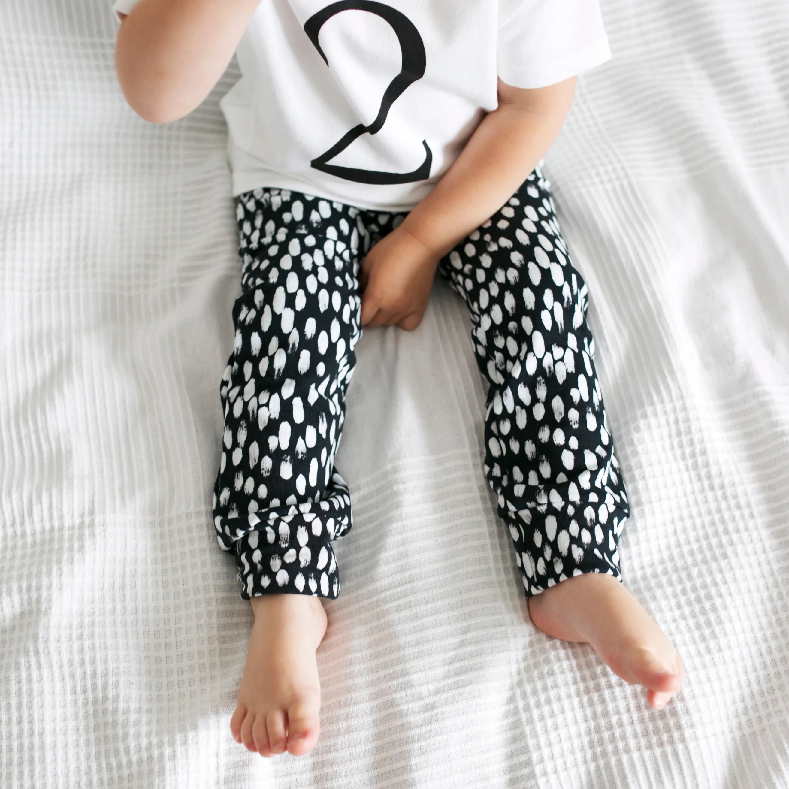 Warm Brush Stroke Leggings