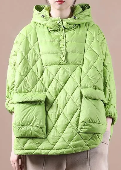 Winter Clothes 2021 Green New Women Loose Large Size Cotton Coat