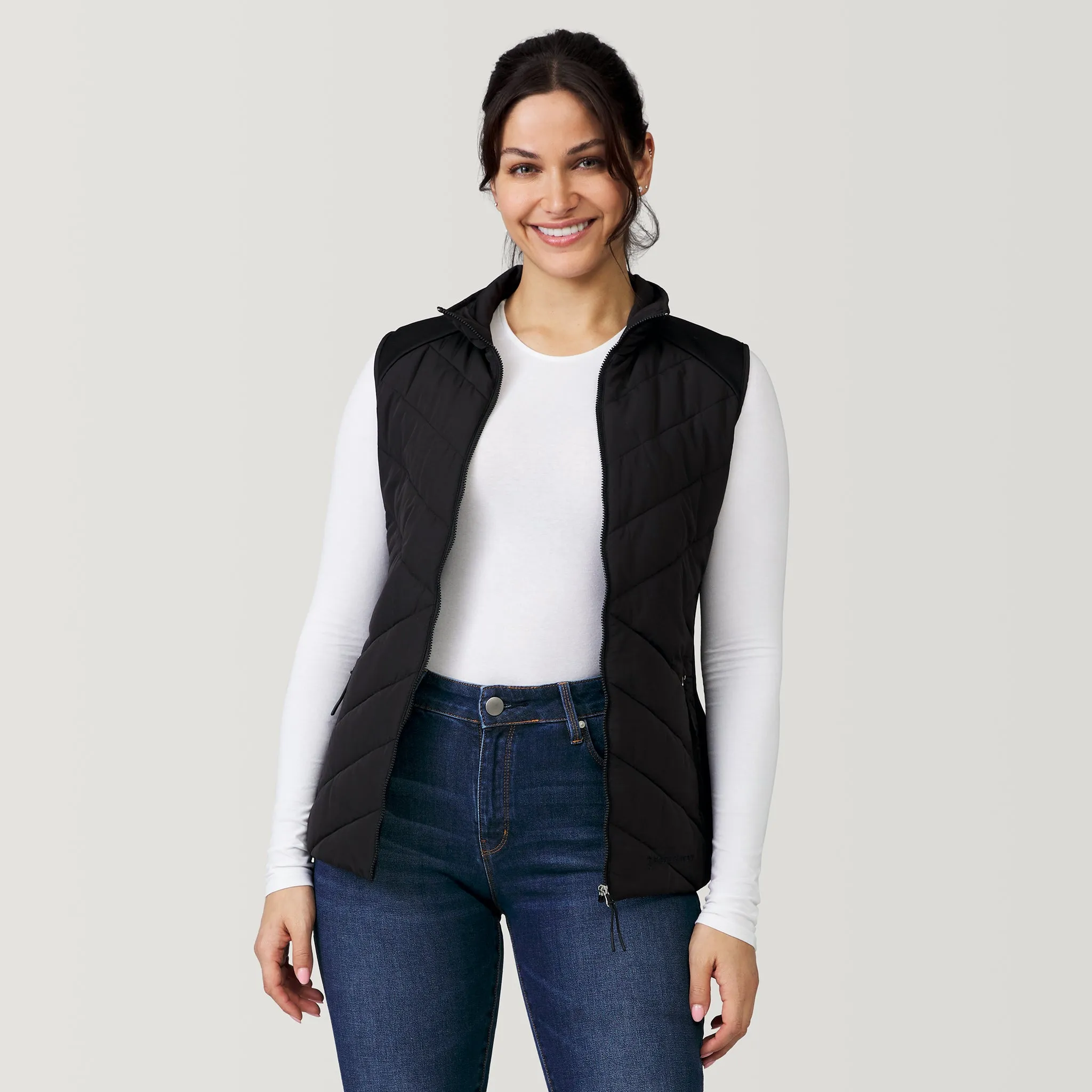 Women's Quilted Hybrid Vest