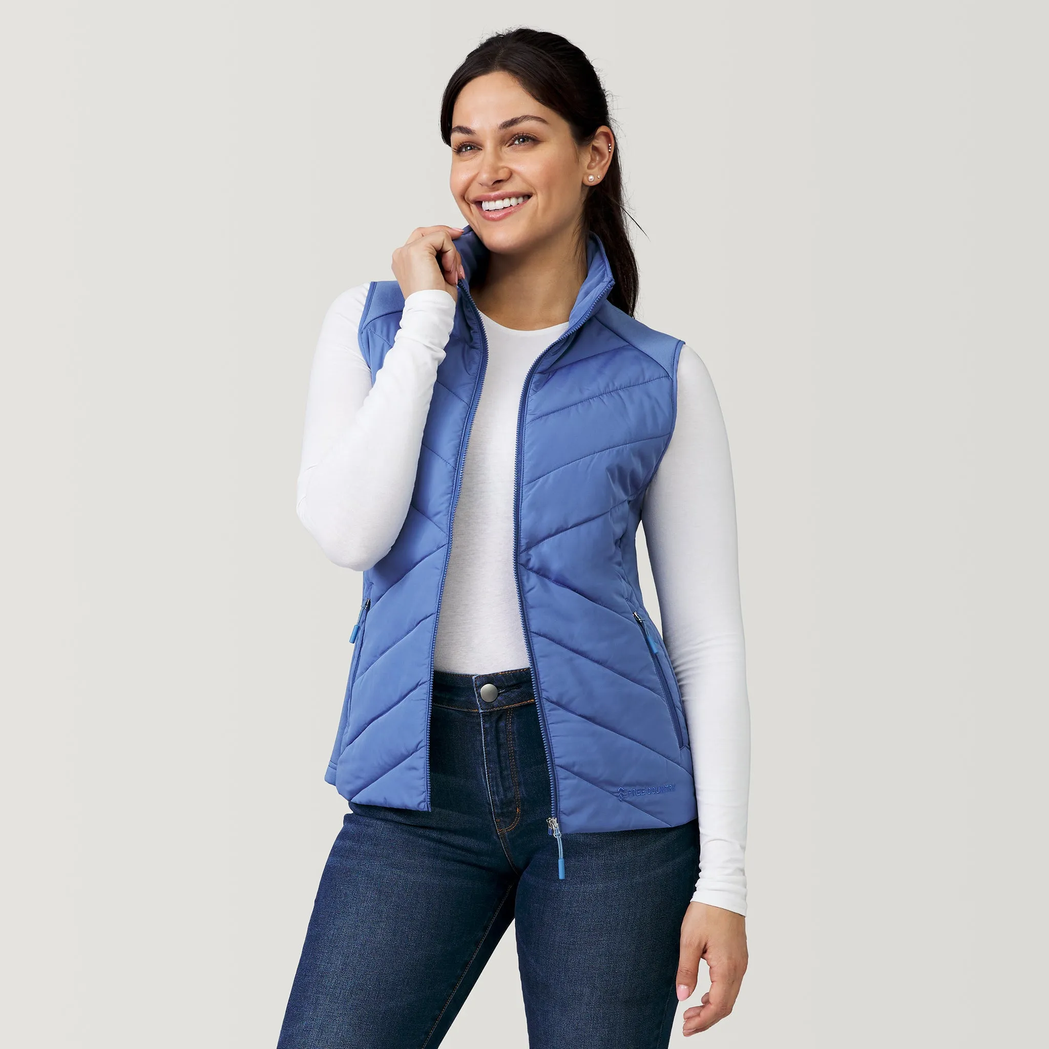 Women's Quilted Hybrid Vest