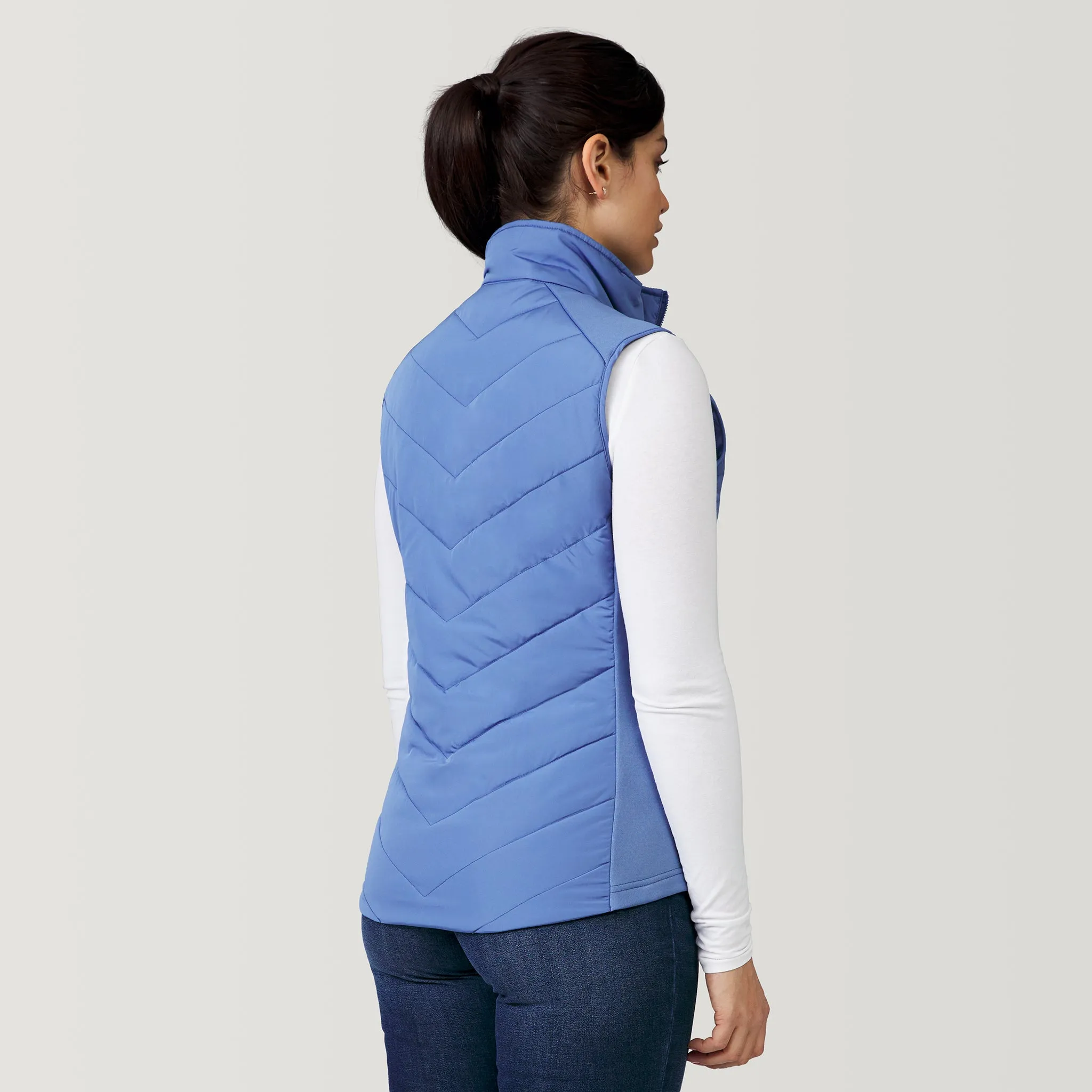 Women's Quilted Hybrid Vest