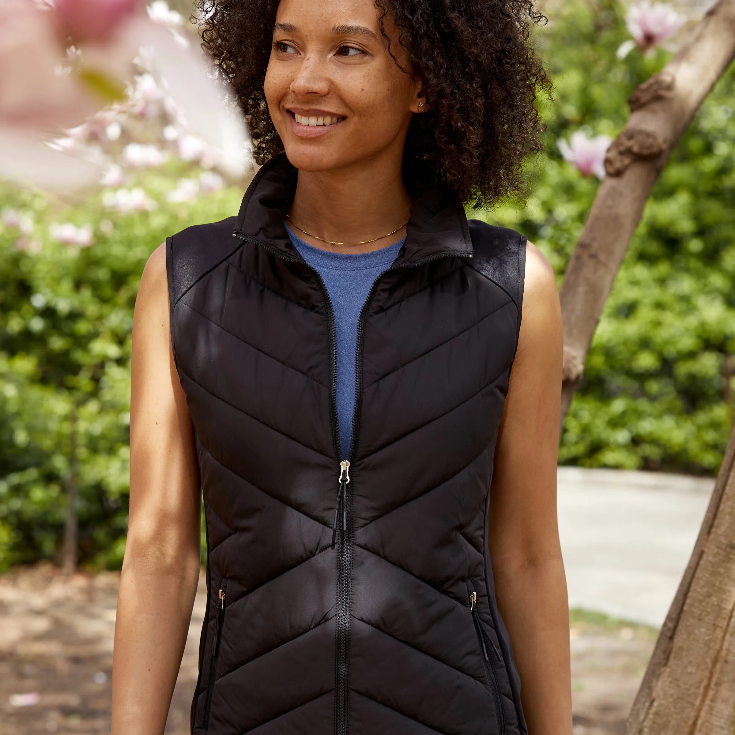 Women's Quilted Hybrid Vest