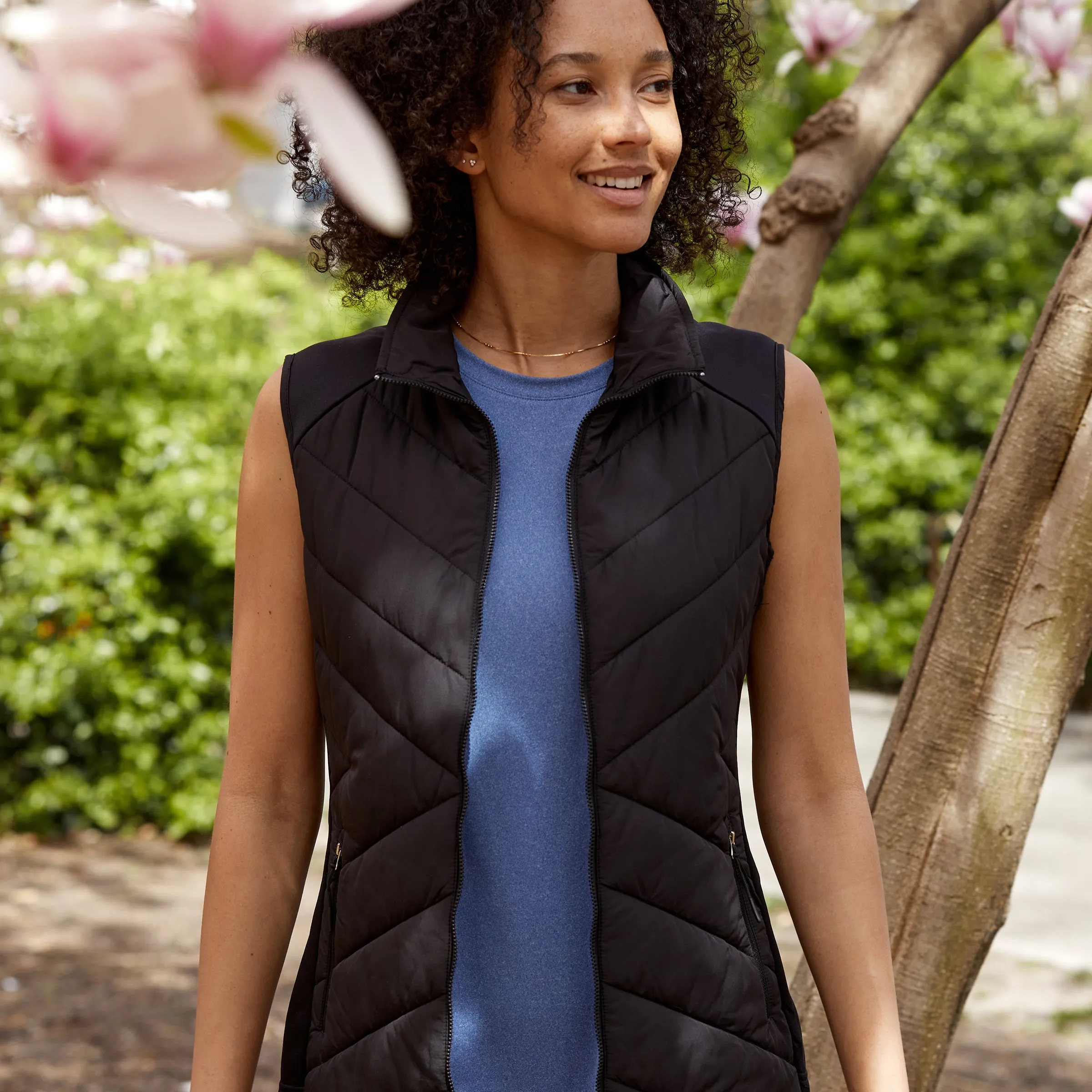 Women's Quilted Hybrid Vest