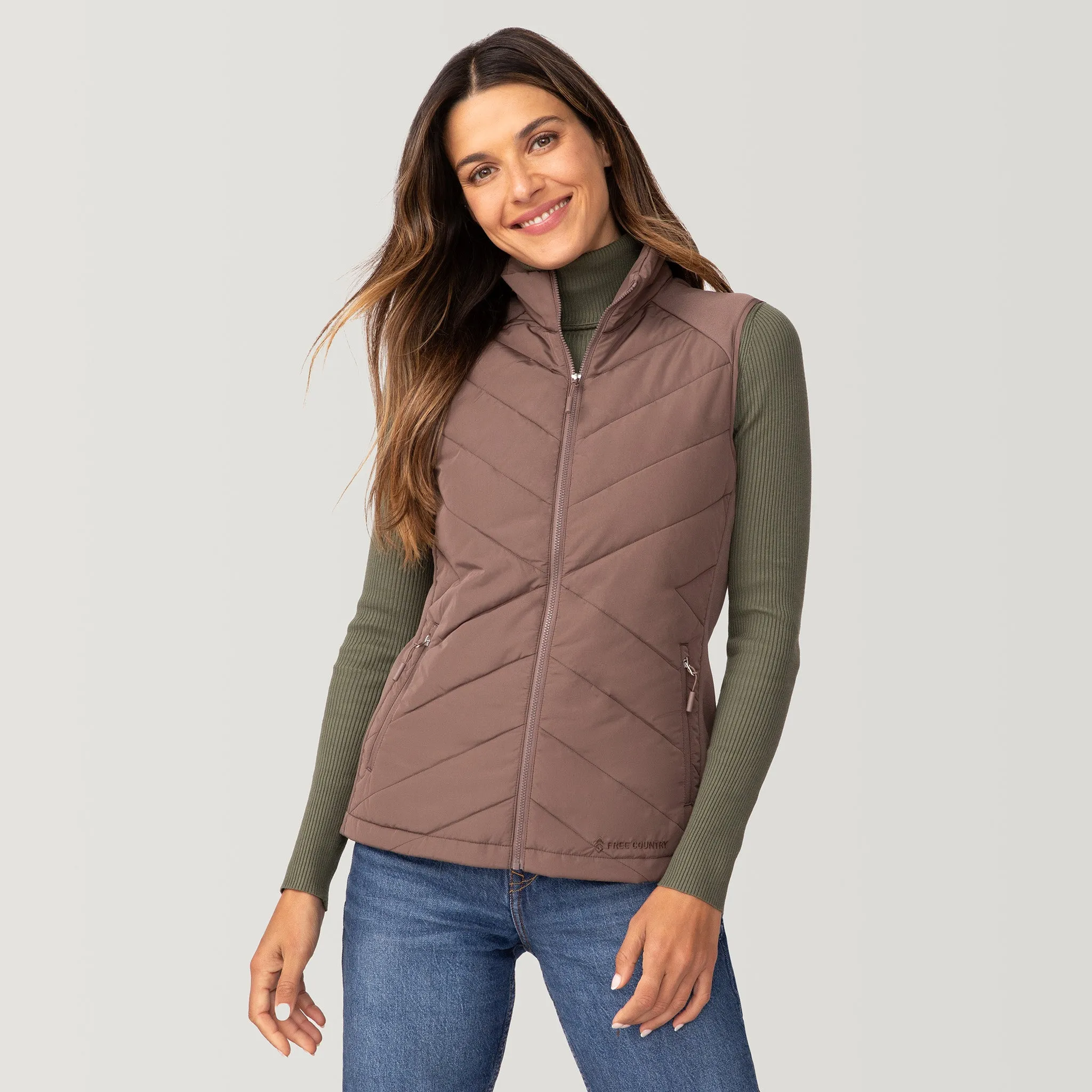 Women's Quilted Hybrid Vest