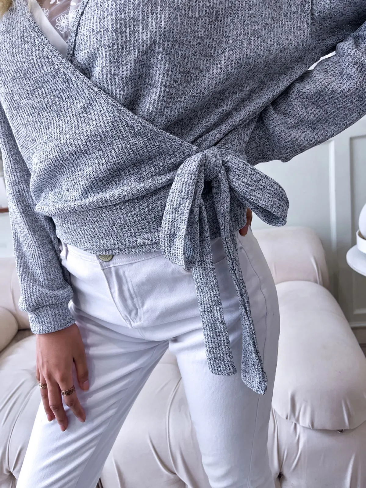 Wrapped Soft Lounge Sweater