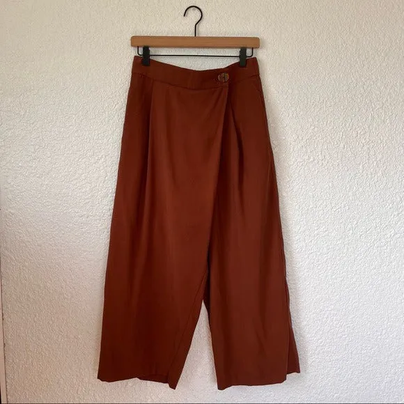 Zara Wide Leg Pull-on Pants