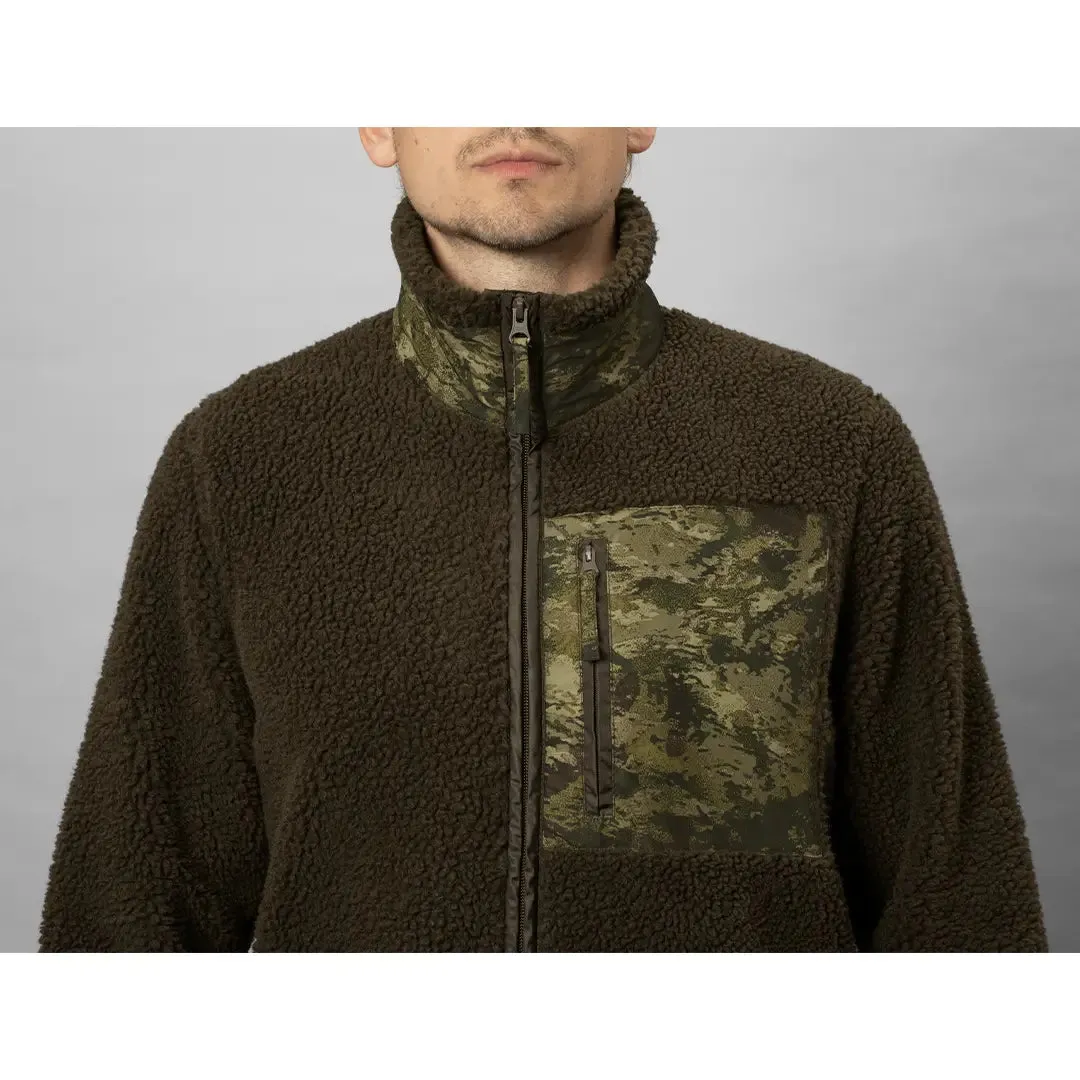 Zephyr Camo Fleece - Grizzly Brown/InVis Green by Seeland