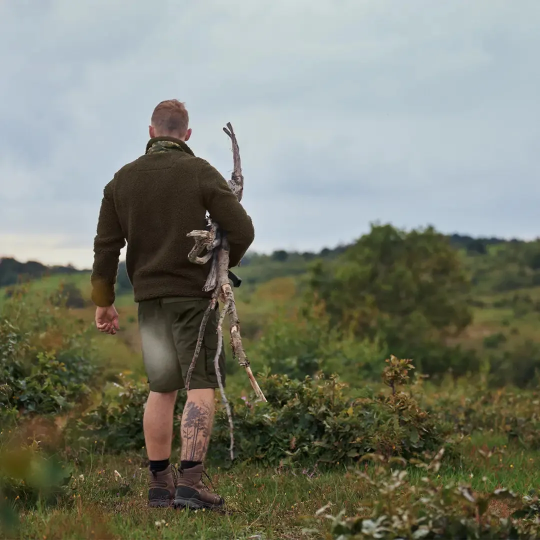 Zephyr Camo Fleece - Grizzly Brown/InVis Green by Seeland